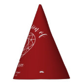 2. Garnet Hochzeitstag Custom Party Hüte Partyhütchen (Rechts)