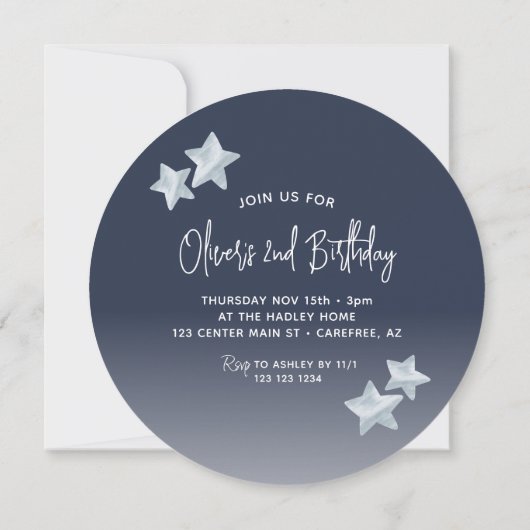 2. Geburtstag 2. Der Mondjunge Einladung (Rückseite)