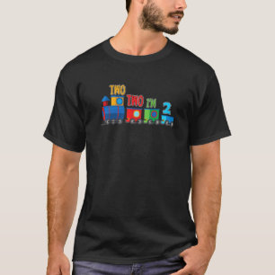 2. Geburtstag 2 Jahre alter Zug 2 Zwei bin ich 2 T-Shirt