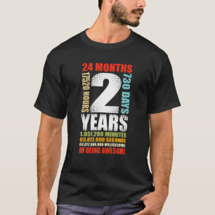 2. Geburtstag 2 Jahre Jungen Mädchen Kinder Party  T-Shirt