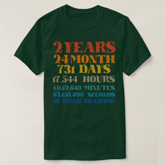 2. Geburtstag 2 Jahre Phantastisches Tshirt Tag (Design vorne)
