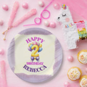 2. Geburtstag Ballon Thema Pappteller (Party)