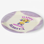 2. Geburtstag Ballon Thema Pappteller (Schrägansicht)