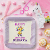 2. Geburtstag Ballon Thema Party-Platte Pappteller (Party)