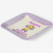 2. Geburtstag Ballon Thema Party-Platte Pappteller (Gewinkelt)