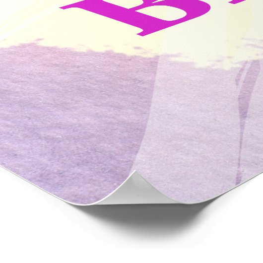 2. Geburtstag Ballon Thema Poster (Ecke)