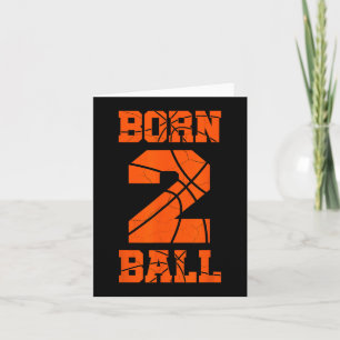 2. Geburtstag Basketball Jersey T-Shirt Zwei 2 Jah Karte