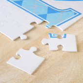 2. Geburtstag Blue Giraffe Puzzle (Seite)