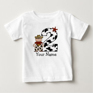 2. Geburtstag Cowboy Baby T-shirt