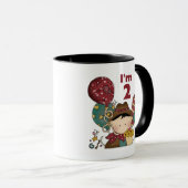 2. Geburtstag Cowboy T - Shirt und Geschenke Tasse (VorderseiteRechts)