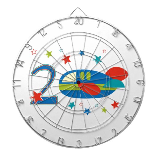 2. Geburtstag Dartscheibe (vorne)