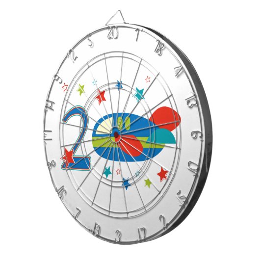 2. Geburtstag Dartscheibe (Vorderseite rechts)
