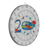 2. Geburtstag Dartscheibe (Vorderseite Links)