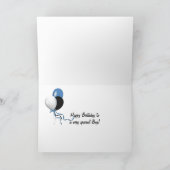 2. Geburtstag des Jungen mit Flugzeug und Foto Karte (Innenseite)