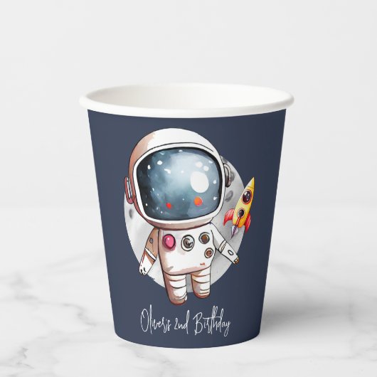 2. Geburtstag des Mondes Pappbecher (Vorderseite)