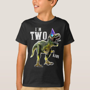 2. Geburtstag Dinosaur T-rex Shirt 2 Jahre alt Geb