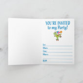 2. Geburtstag Dinosaurier Karte (Innenseite)