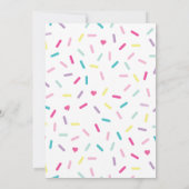 2. Geburtstag Eis und Kuchen Einladung (Rückseite)