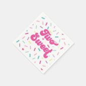 2. Geburtstag Eis und Kuchen Serviette (Ecke)