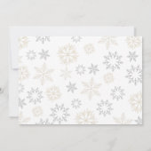 2. Geburtstag Foto Einladung im Winter (Rückseite)