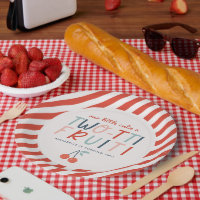 2. Geburtstag Früchte Rot Sommer Kinder Party inv