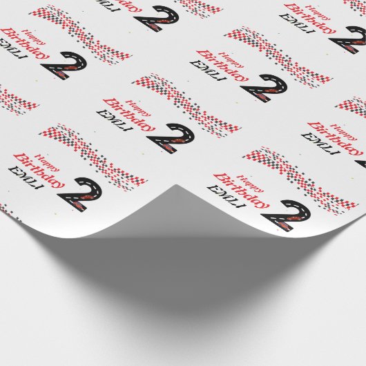 2. Geburtstag Geschenkpapier (Ecke)