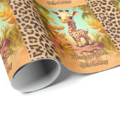 2 Geburtstag Geschenkpapier (Rolleneckpunkt)