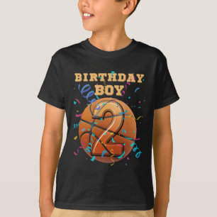 2. Geburtstag Junge Zwei 2 Jahre Alt Sketll Spiele T-Shirt