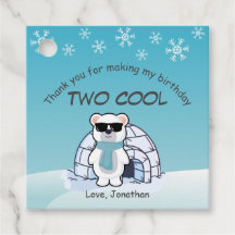 2. Geburtstag Junge Zwei Cooler Eisbär Iglo  
