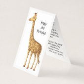 2. Geburtstag - Kinderkarte (Vorderseite)