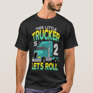 2. Geburtstag Kleiner LKW Lasse Roll Truck Driver T-Shirt