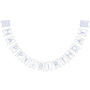 2. Geburtstag Kleinkind Seefisch-Banner Wimpelkette