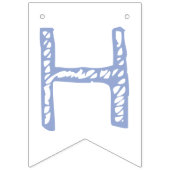 2. Geburtstag Kleinkind Seefisch-Banner Wimpelkette (Zweite Fahne)