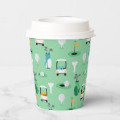 2. Geburtstag Let's Par-T Golf Party Pappbecher (Rückseite)