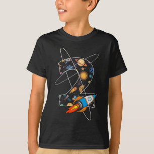 2. Geburtstag Mädchen Jungen Astronaut 2 Jahre al T-Shirt