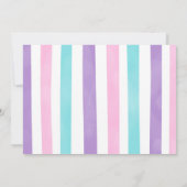 2. Geburtstag Mermaid Foto Einladung (Rückseite)