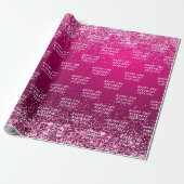 2. Geburtstag Niedlich Girly Pink Simple Modern Gi Geschenkpapier (Ungerollt)