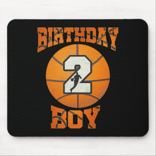 2. Geburtstag Outfit Boy Basketball 2. Jahr O Mousepad