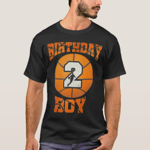 2. Geburtstag Outfit Boy Basketball Zweites 2 Jahr T-Shirt