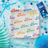 2. Geburtstag Papier-Teller, Zweiter Geburtstag Pa Pappteller (Party)