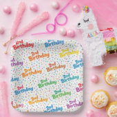 2. Geburtstag Papier-Teller, Zweiter Geburtstag Pa Pappteller (Party)
