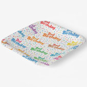 2. Geburtstag Papier-Teller, Zweiter Geburtstag Pa Pappteller (Gewinkelt)