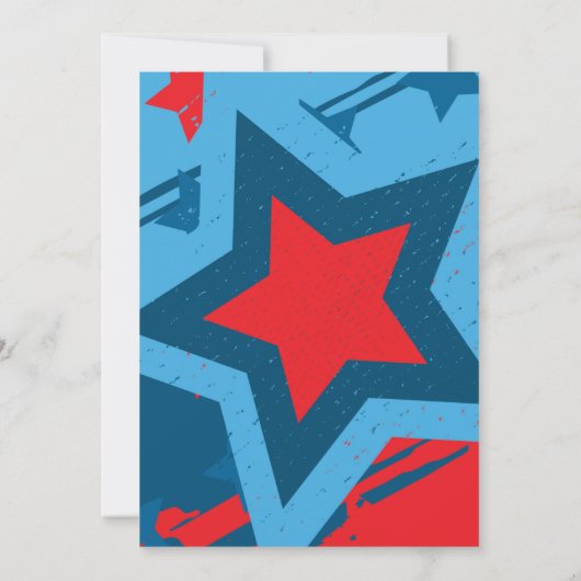 2. Geburtstag Party 4. Juli Einladung (Rückseite)