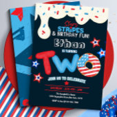 2. Geburtstag Party 4. Juli Einladung