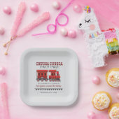 2. Geburtstag Party Niedlich Red Western Bahn Pappteller (Party)