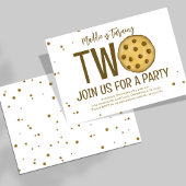 2. Geburtstag Party Niedliches Cookie Einladung