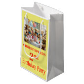 2. Geburtstag Party Teddy Bears Party Kleine Geschenktüte (Vorderseite Schrägansicht)