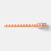 2. Geburtstag Pink Cake Satinband (Vorderseite)