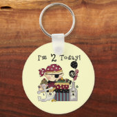 2. Geburtstag Pirate Tshirts und Geschenke Schlüsselanhänger (Vorderseite)