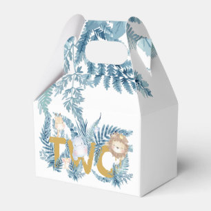 2. Geburtstag Safari Tiere Exotic Personalisiert Geschenkschachtel